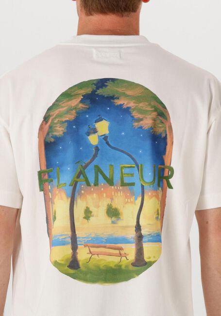 Witte FLANEUR T-shirt LANTERNS OF LOVE T SHIRT - large