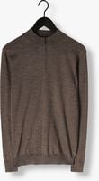 Bruine STEFANO LAURAN Trui HALF ZIP Bruine STEFANO LAURAN Trui HALF ZIP - medium