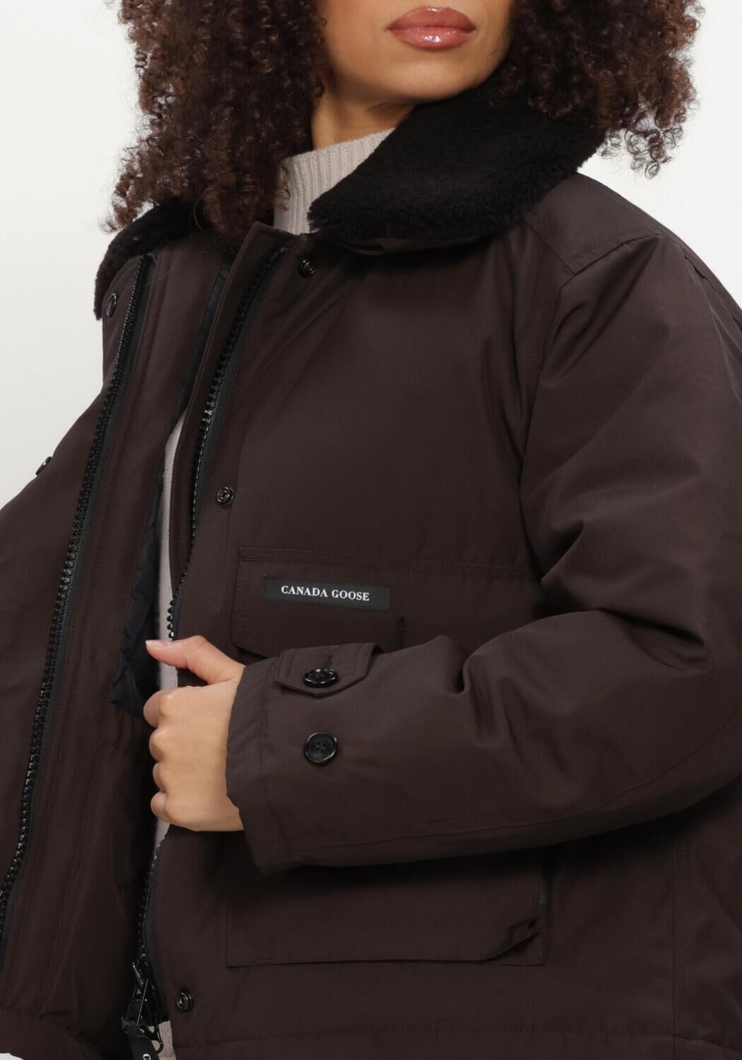 Bruine CANADA GOOSE Winterjassen SCOUT JACKET - large