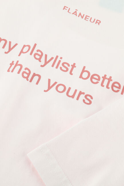 Roze FLANEUR T-shirt PLAYLIST T-SHIRT - large