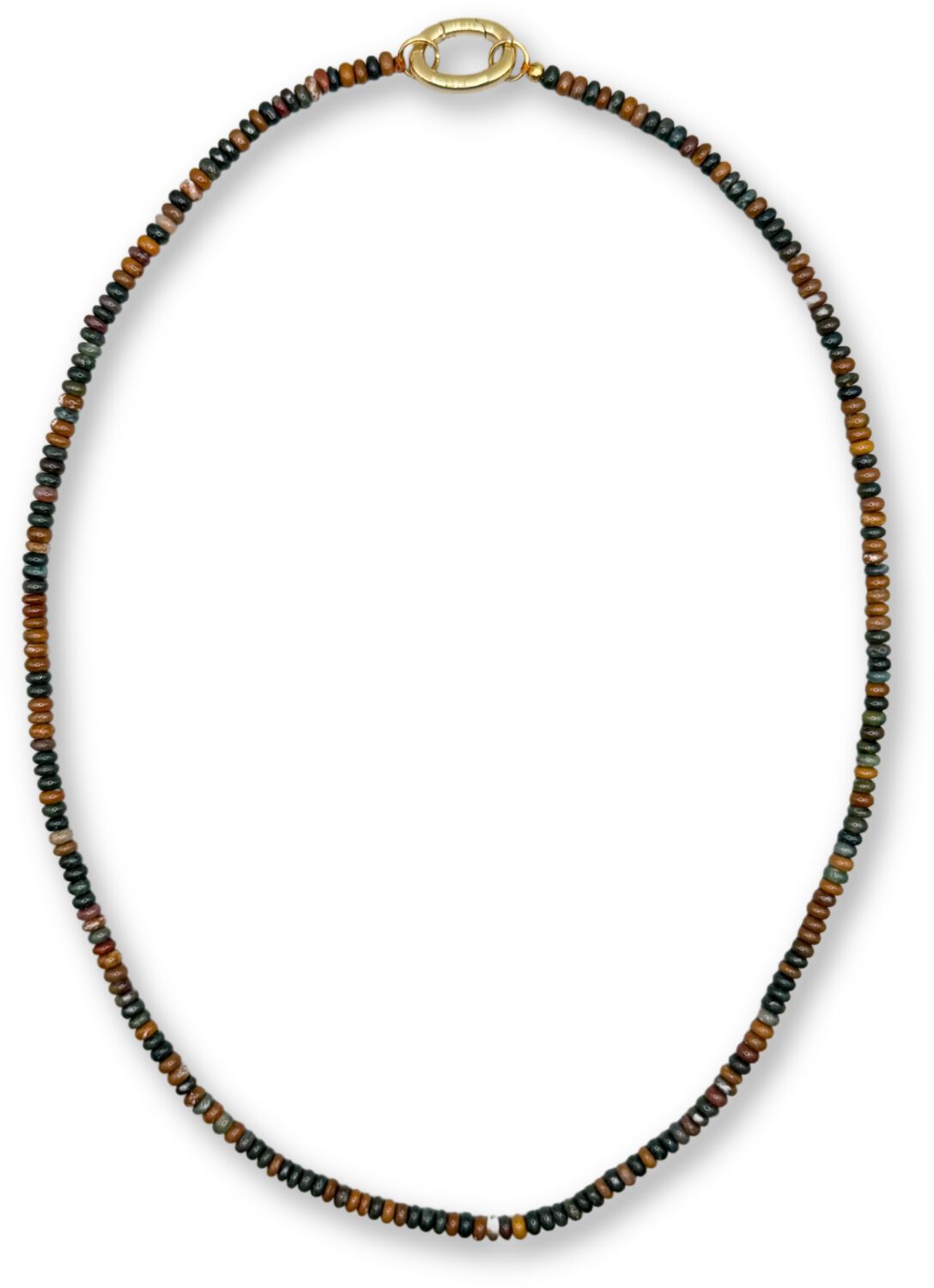 Bonnie Studios Ketting Dames Roger Long Brown Necklace, Materiaal: Hars afbeelding 1