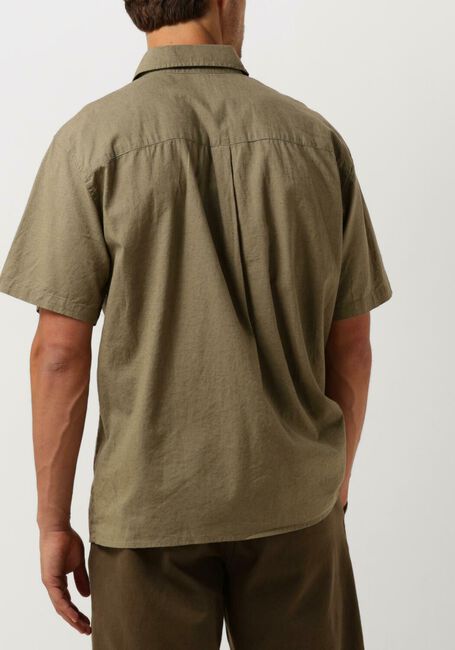 Groene FORÉT Casual overhemd SERENE LINEN SS SHIRT - large