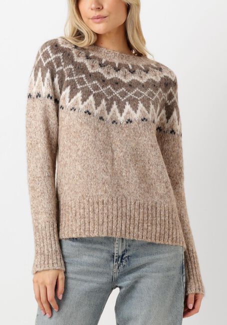 Bruine MOS MOSH Trui SIDSEL WARM KNIT - large