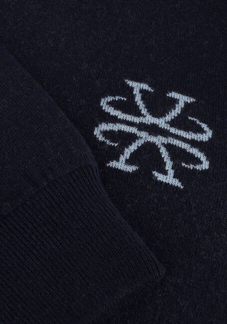 Donkerblauwe JACOB COHEN Trui GIROCOLLO TUBICO C LOGO JACQUARD - large