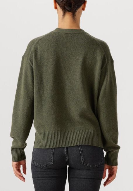 Groene RALPH LAUREN Vest VN CARDIGSN-LONG SLEEVE-CARDIGAN - large