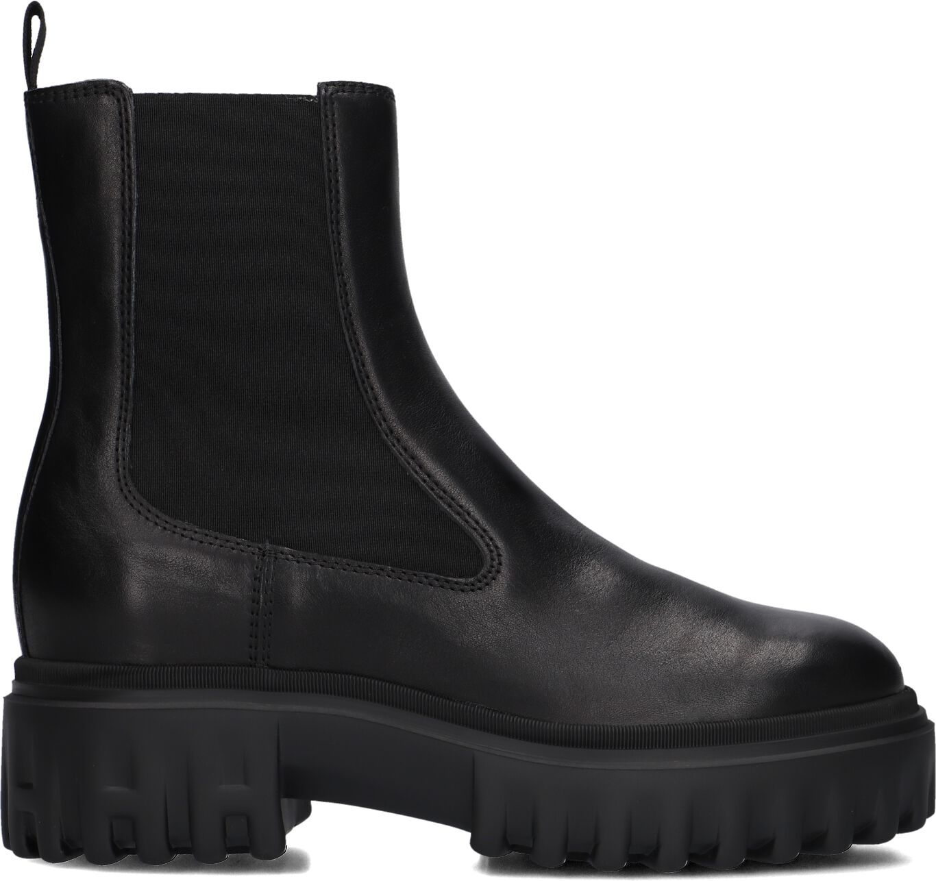 HOGAN Chelsea Boots Dames H700 Chelsea Maat: 40 5 Materiaal: Leer Kleur: Zwart