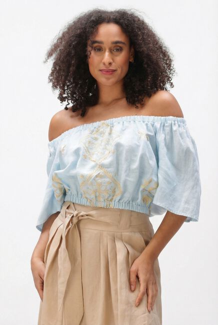 Lichtblauwe GREEK ARCHAIC KORI Top S26K-2144037 - large