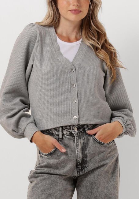 Witte SUMMUM Vest 3/4 SLEEVE CARDIGAN NEW WAFFLE - large