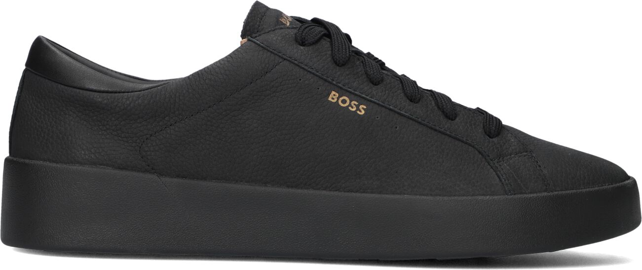 Boss Lage Sneakers Heren Belwar_tenn, Maat: 46, Materiaal: Leer, Kleur: Zwart