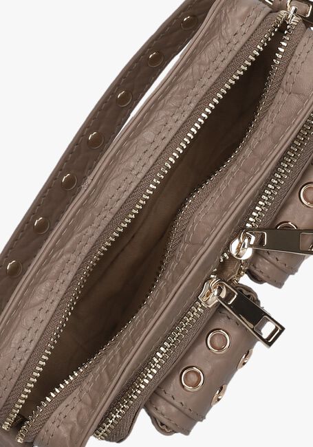 Taupe NÚNOO Schoudertas HELENA EYELET Taupe NÚNOO Schoudertas HELENA EYELET - large