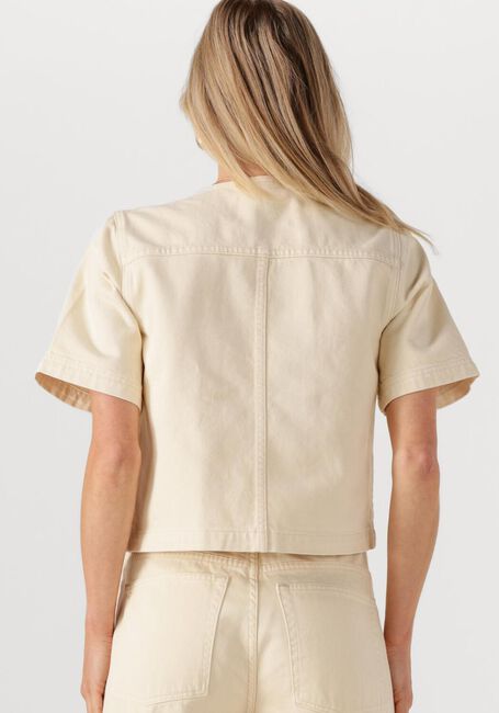 Gebroken wit ULLA JOHNSON Blouses THE SERGE SHORT SLEEVE JACKET - large