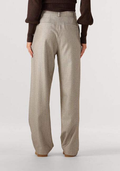 Lichtgrijze IBANA Pantalon PELAH PINESTRIPE - large