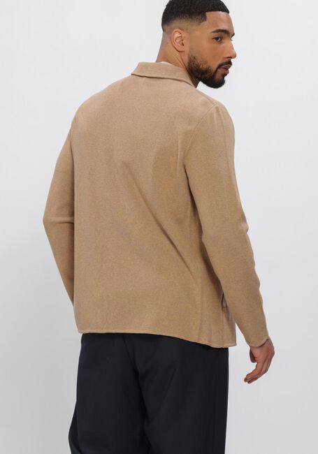 Camel LARDINI Overshirts KNIT JACKET - large