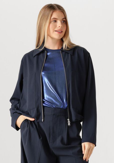 Donkerblauwe MOS MOSH Blazer MMKARMEN&nbsp;PANAMA&nbsp;JACKET - large