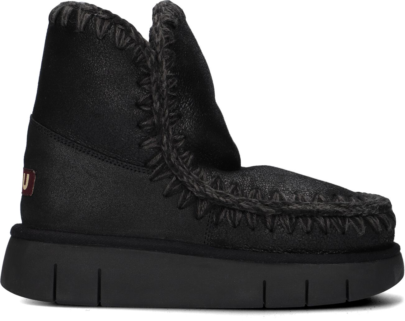 Mou Vachtlaarzen Dames Eskimo 18 Bounce, Maat: 40, Materiaal: Suède, Kleur: Zwart