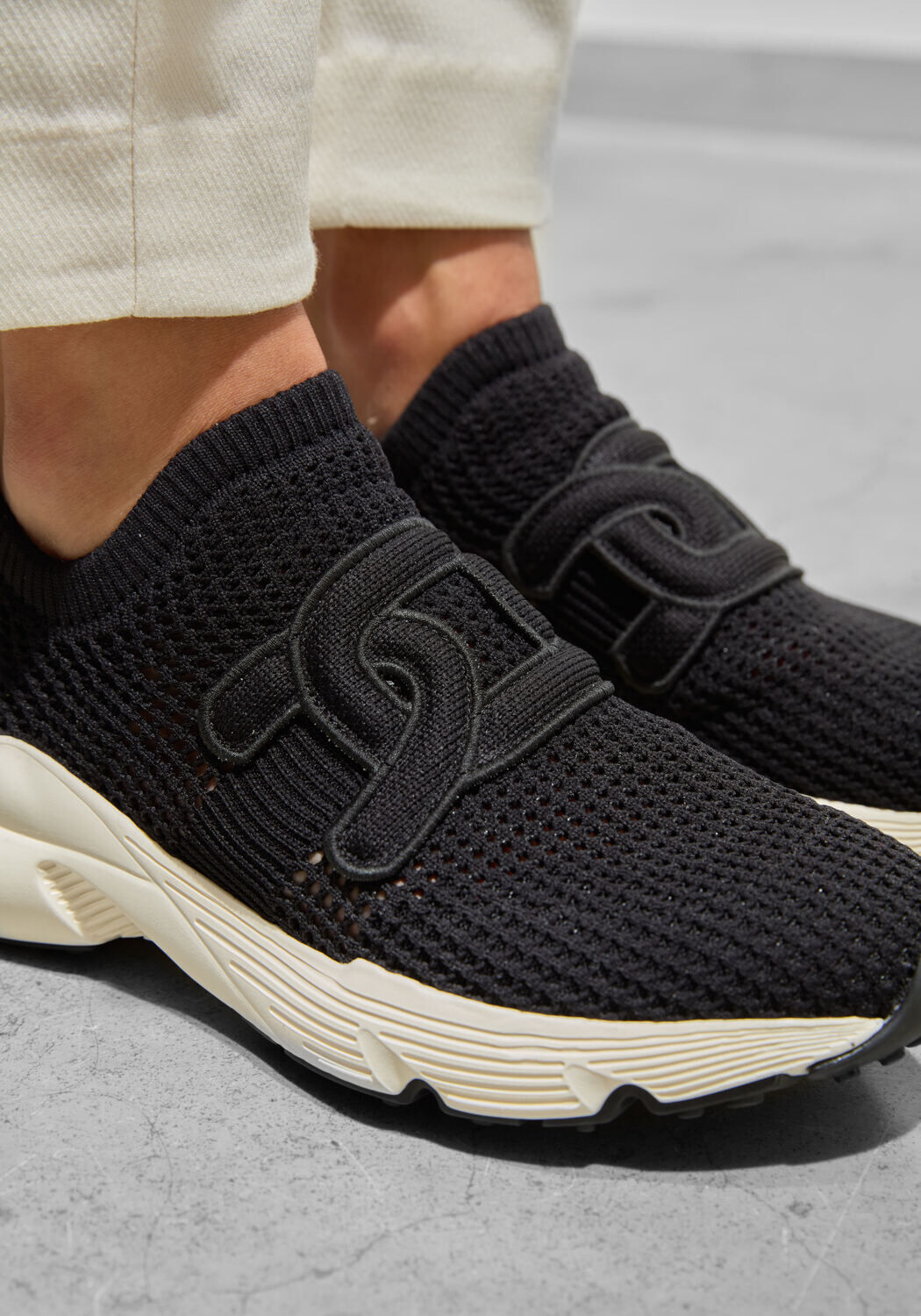 Zwarte TOD'S Lage sneakers SPORT. RUN - large