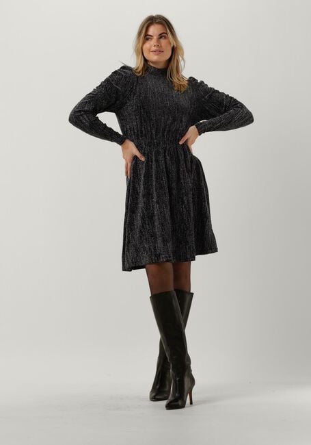 Zwarte LEVETE ROOM Mini jurk LR-WARREN 2 DRESS - large