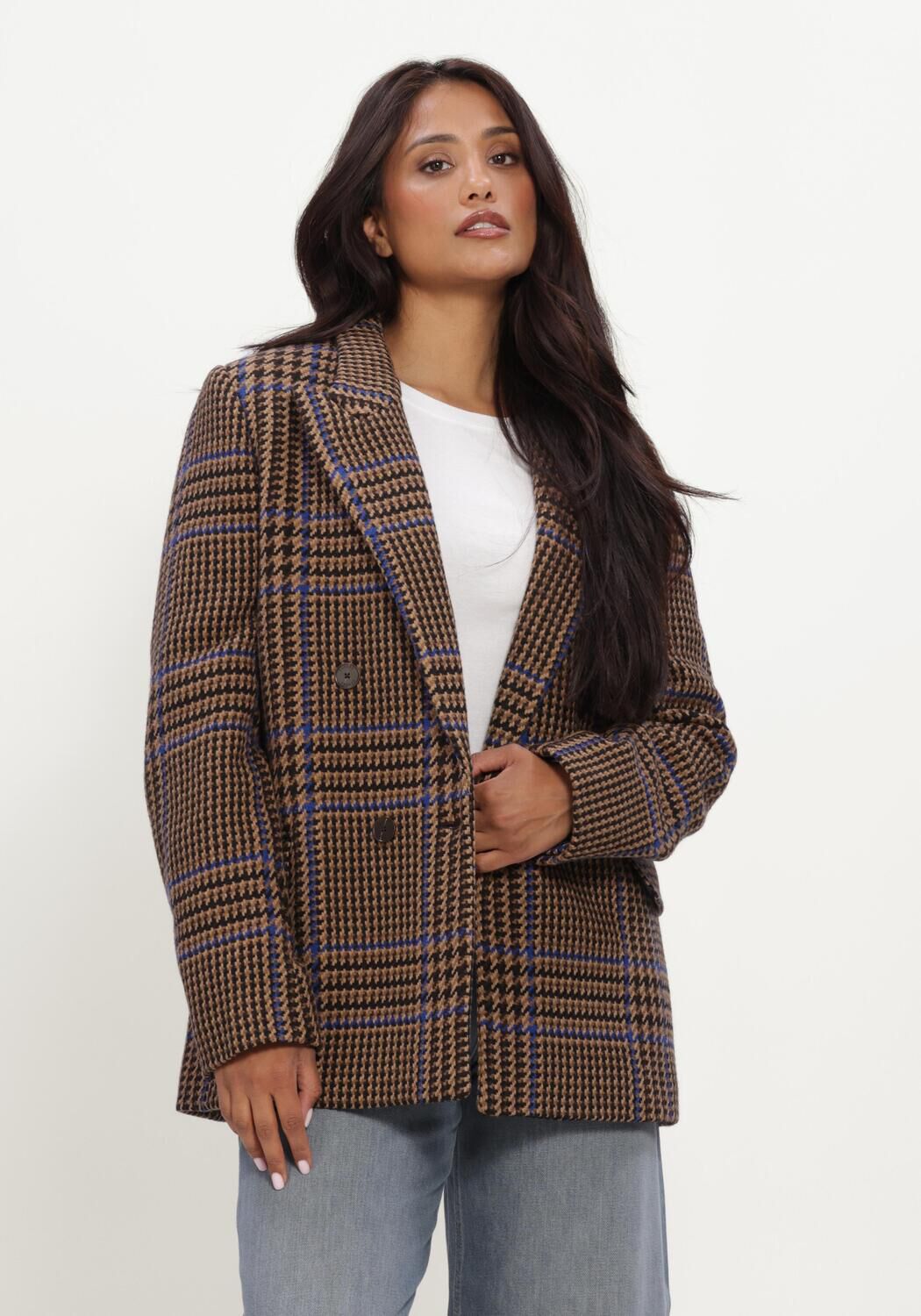 Bruine CLOSED Blazer FITTED DOUBLEBREASTED BLAZER - large