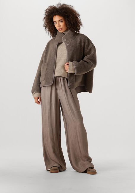 Bruine KNIT-TED Teddy jas JILL - large