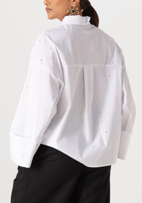 Witte CO'COUTURE Blouses LENICC WIDE CUFF STONE SHIRT - large