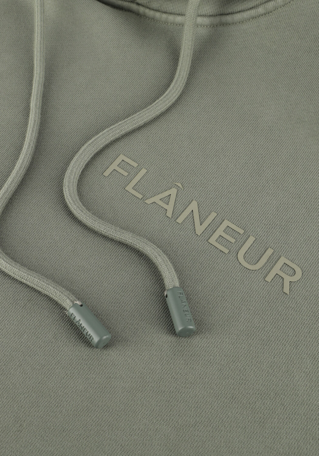 Olijf FLANEUR Sweater DOUBLE LOGO WASHED HOODIE - large