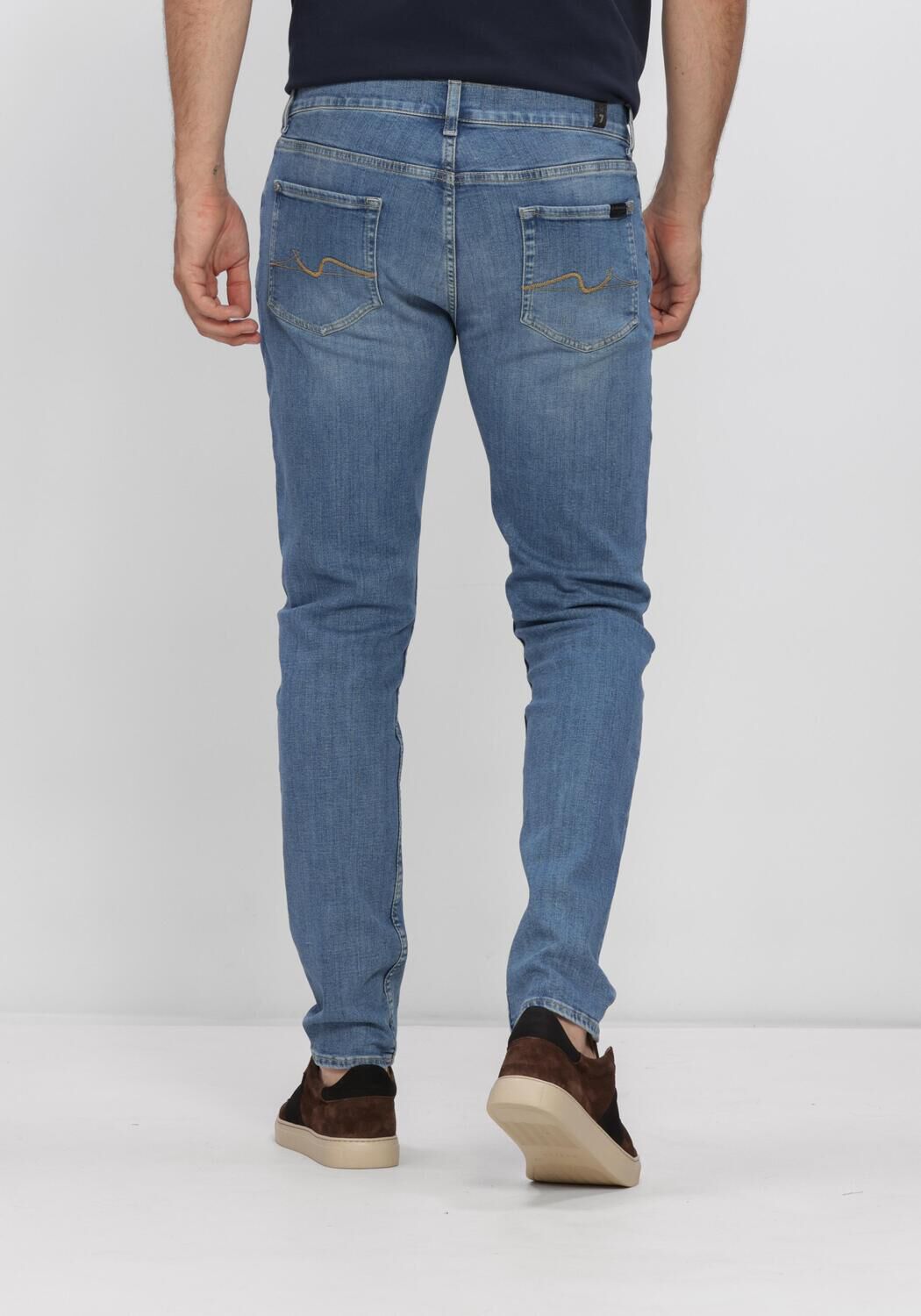 Lichtblauwe 7 FOR ALL MANKIND Tapered jeans SLIMMY TAPERED WAVEFROM - large