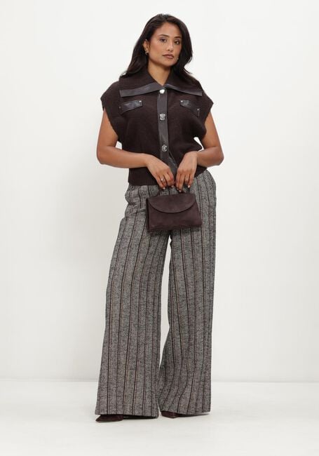 Grijze CAROLINE BISS Wijde broek 4577 - large