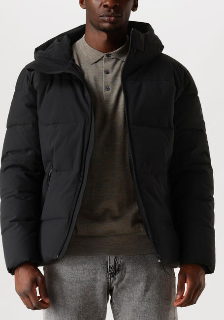 Zwarte WOODBIRD Gewatteerde jas WBJOSEPH TECH JACKET - large
