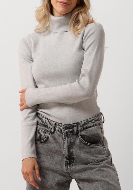 Grijze PENN & INK Coltrui 270 JUMPER - large