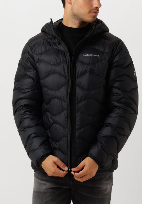 Zwarte PEAK PERFORMANCE Gewatteerde jas M HELIUM DOWN HOOD JACKET - large