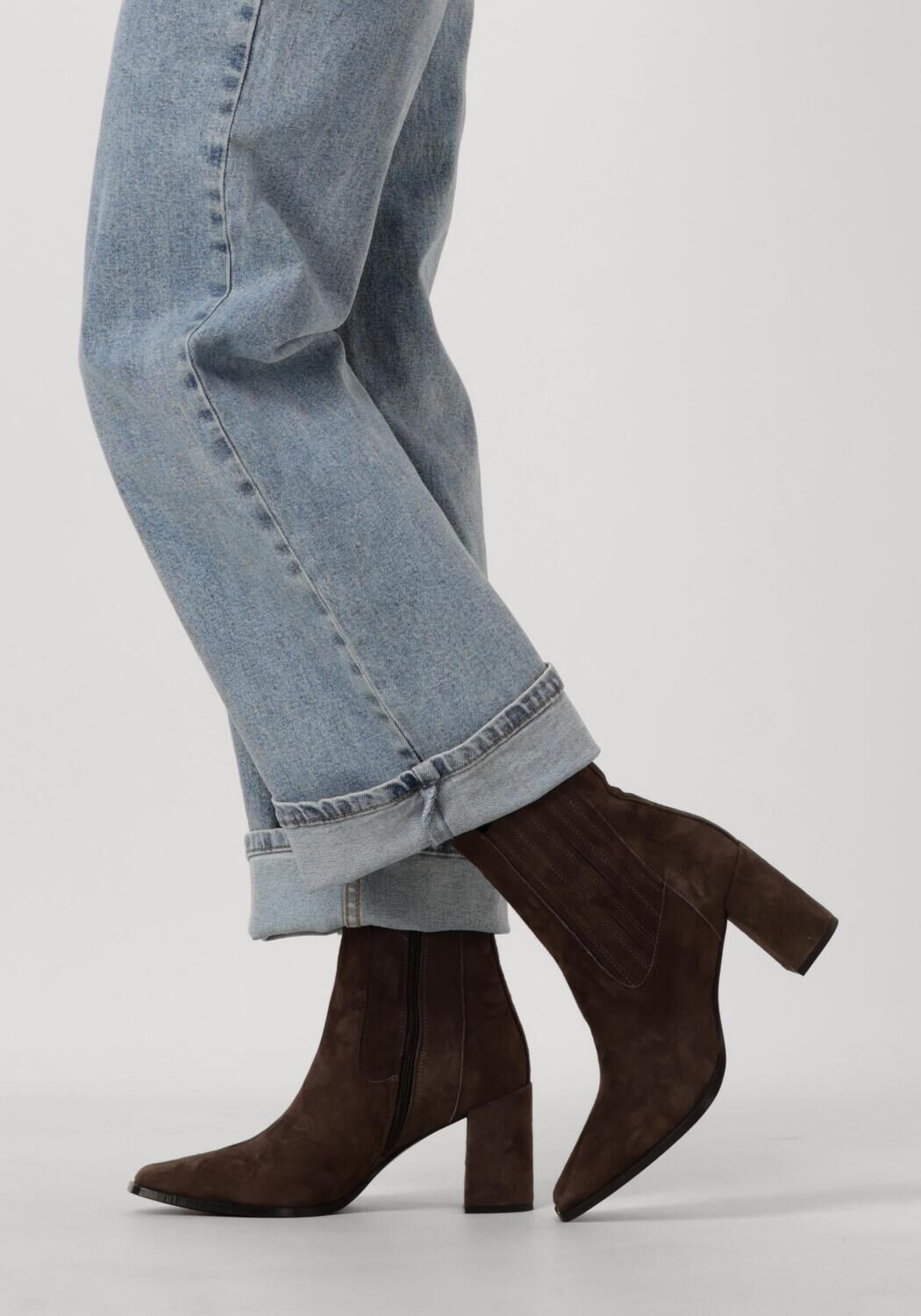 Bruine NOTRE-V Enkellaarsjes 33028 - large