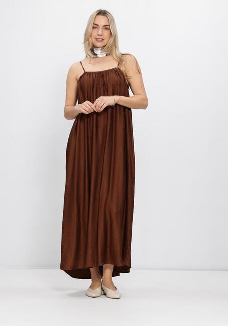Bruine KNIT-TED Maxi jurk BLAIR - large