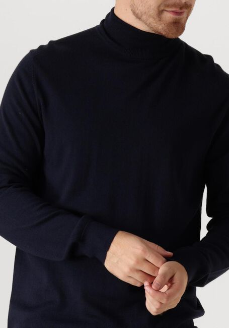 Donkerblauwe PROFUOMO Coltrui PULLOVER ROLL NECK - large