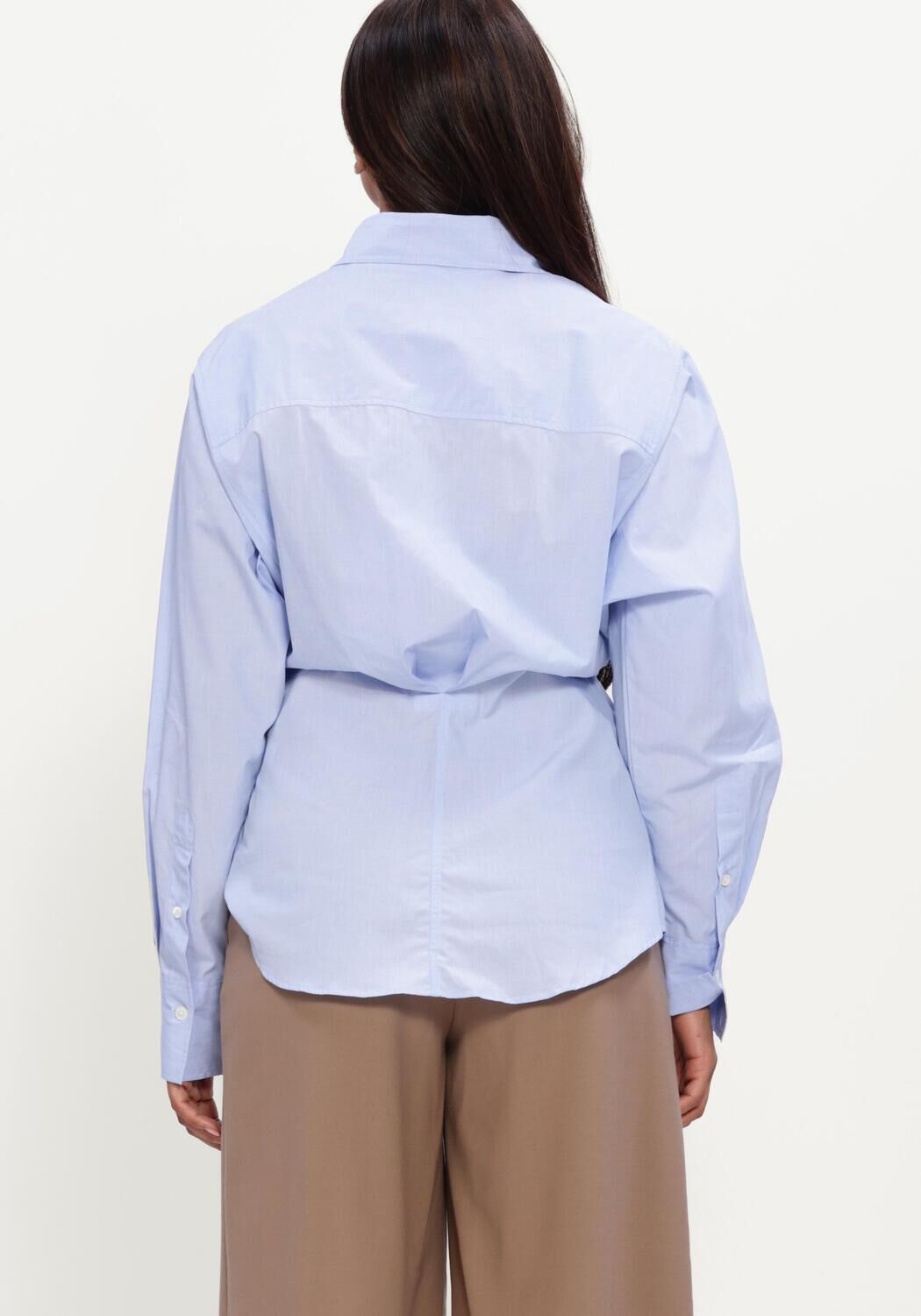 Lichtblauwe CLOSED Top WAISTED SHIRT - large
