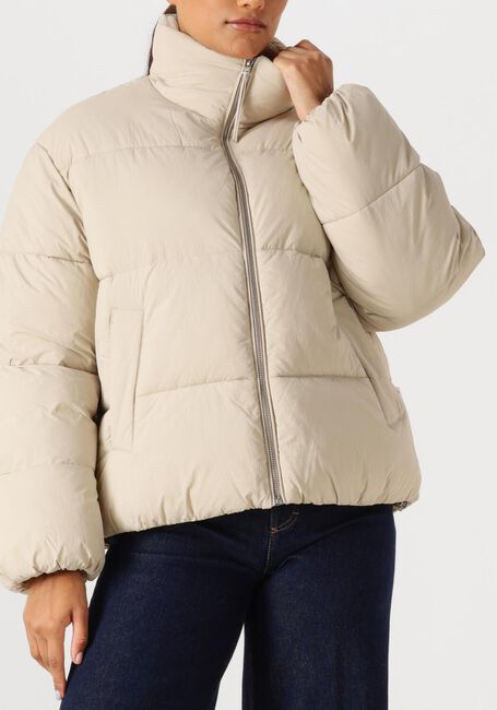 Beige CLOSED Gewatteerde jas CROPPED PUFFER JACKET - large