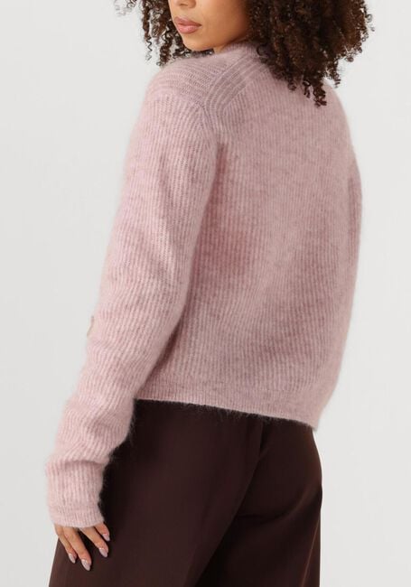 Roze SECOND FEMALE Trui ANDREA KNIT RIB LS CARDIGAN - large