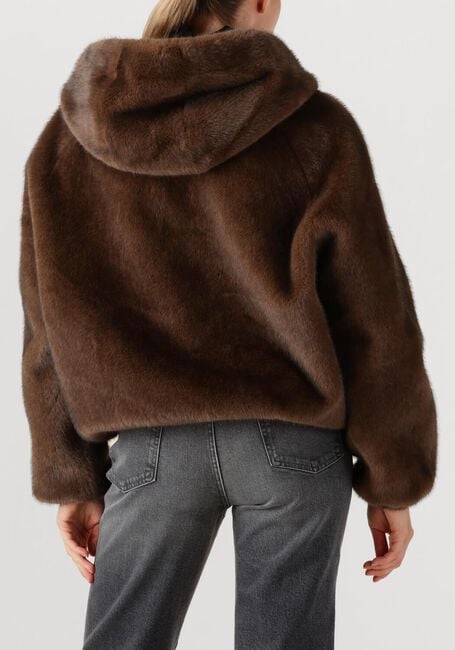 Bruine ALTER EGO Faux fur jas JADA - large