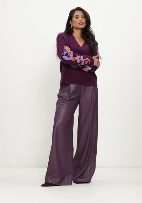 Paarse CAROLINE BISS Trui 4263 - large