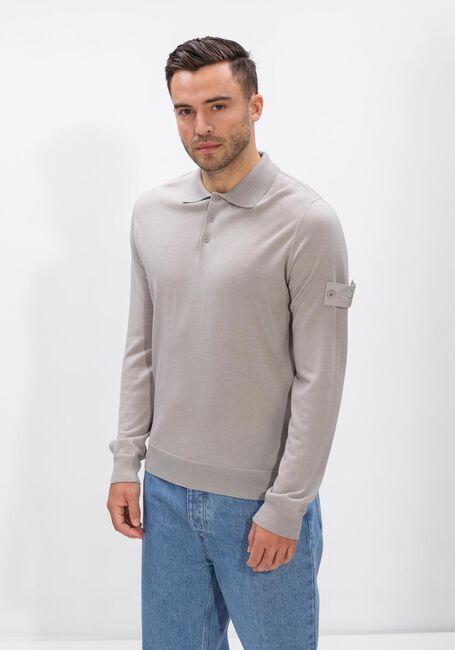 Grijze STONE ISLAND Polo LS POLO S00FC - large