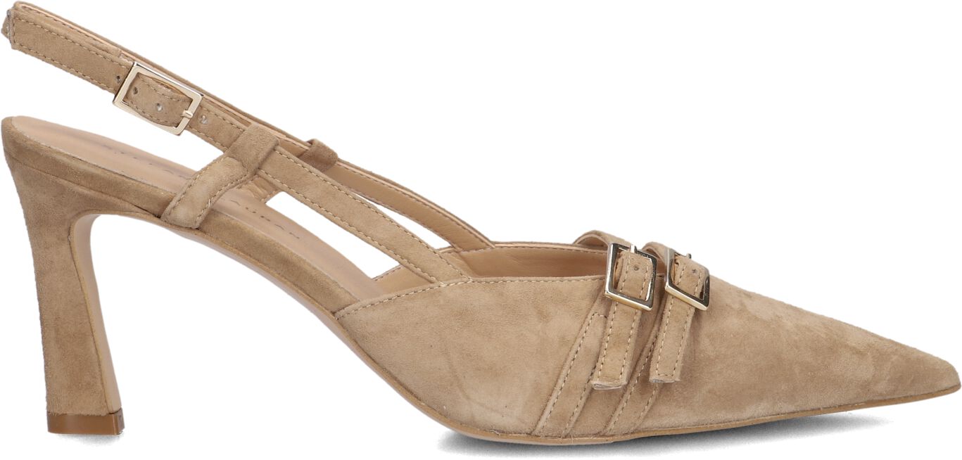 Stefano Lauran Slingbacks Dames 77212, Maat: 38, Materiaal: Suède, Kleur: Beige afbeelding 1