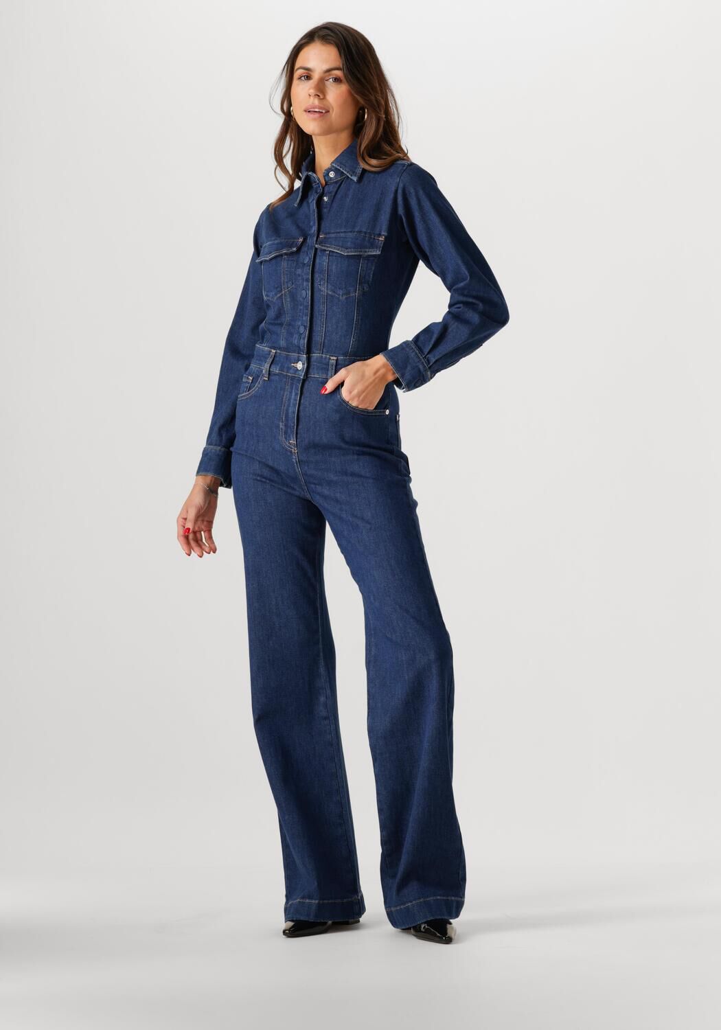 7 for all Mankind Jumpsuit
Dames Luxe Jumpsuit Cove, Maat: L, Kleur: Blauw