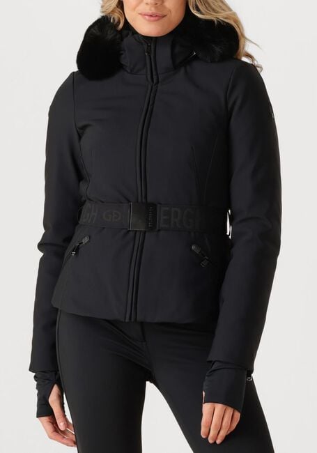 Zwarte GOLDBERGH Winterjassen HIDA SKI JACKET FAUX BORDER - large
