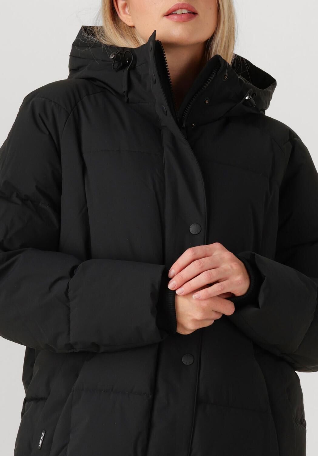 Zwarte AIRFORCE Gewatteerde jas NIA JACKET - large