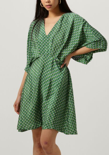 Groene SISSEL EDELBO Mini jurk RODRIGO SHORT DRESS - large