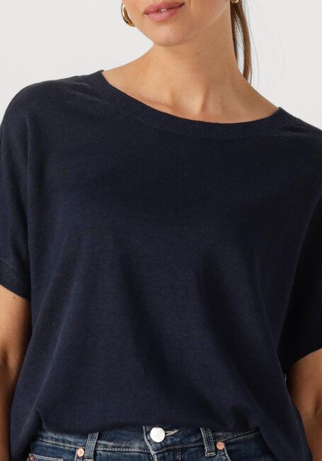 Donkerblauwe DES PETITS HAUTS T-shirt ALEXO - large