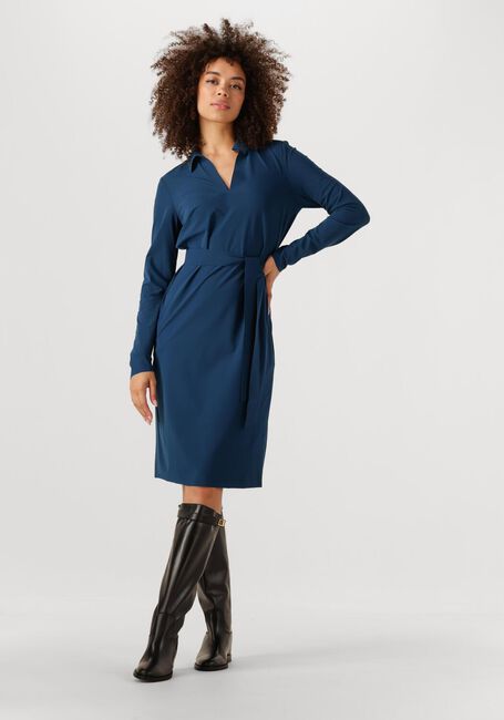 Donkerblauwe JAPAN TKY Midi jurk NENEMA - large