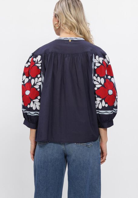 Donkerblauwe ANTIK BATIK Blouses OXO BLOUSE - large