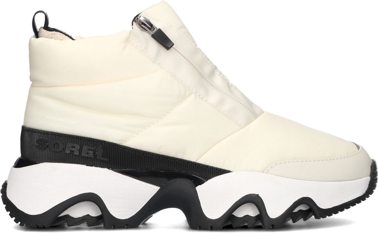 Sorel Hoge Sneakers Dames Kinetic Impact Puffy Zip Dames, Maat: 41, Materiaal: Textiel, Kleur: Beige