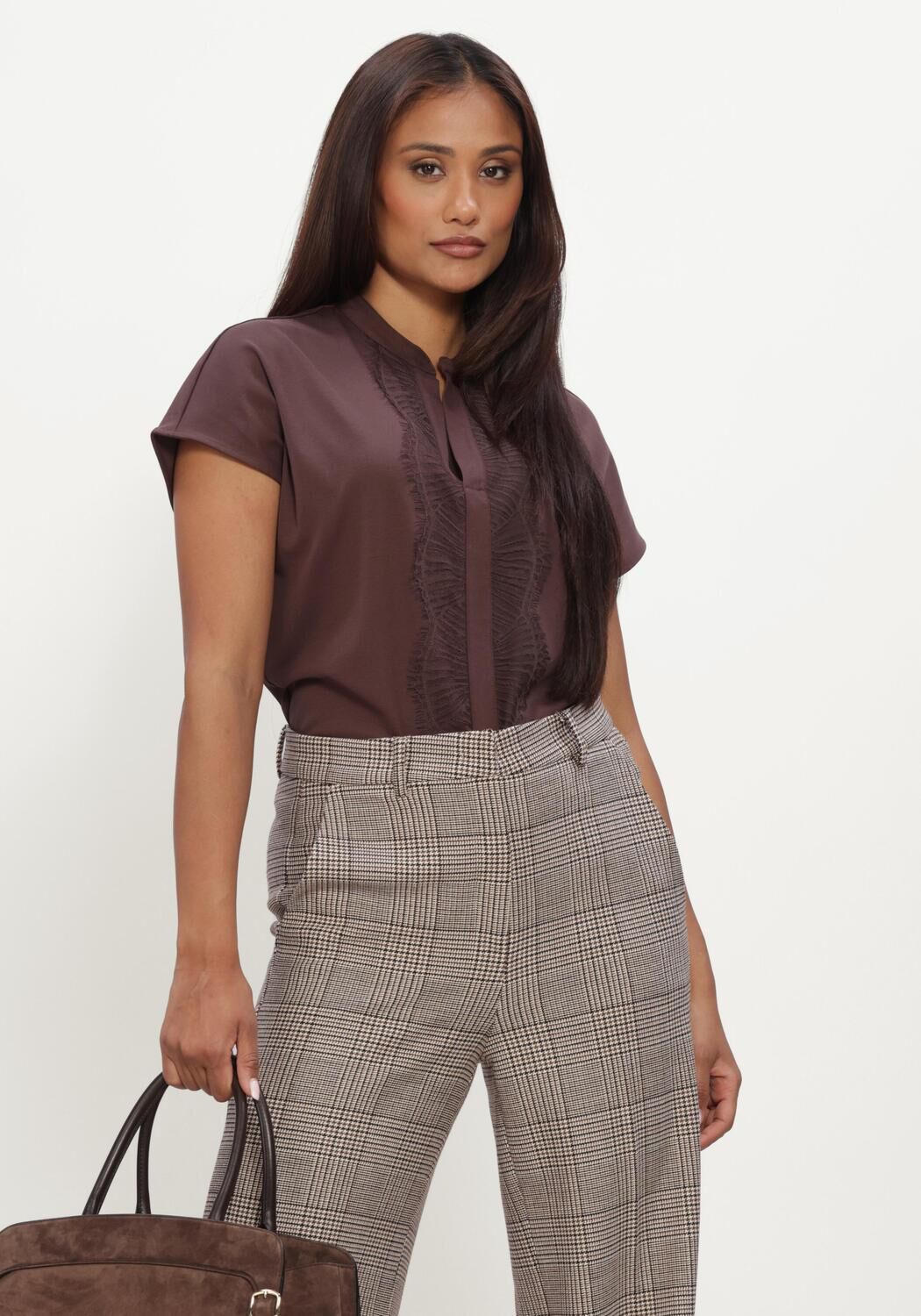 Bruine MARC CAIN COLLECTION Top T-SHIRT - large