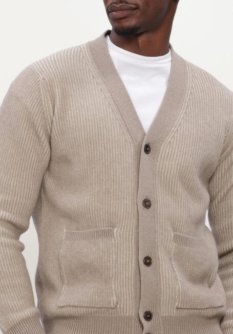 Beige FILIPPO DE LAURENTIIS Vest CARDIGAN BOTT. ML - large